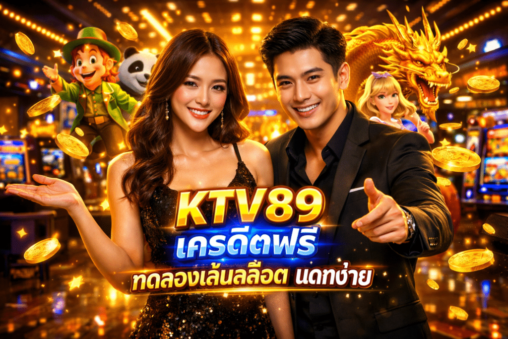 KTV89 เครดิตฟรี ทดลองเล่นสล็อต แตกง่าย