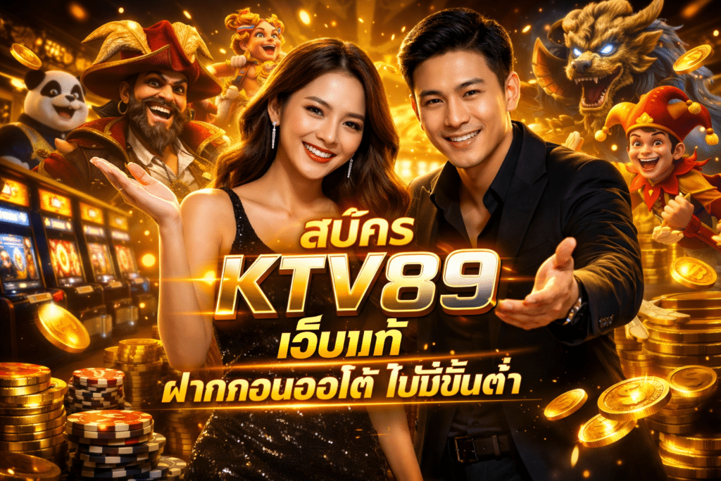 สมัคร KTV89 เว็บแท้ ฝากถอนออโต้ ไม่มีขั้นต่ำ